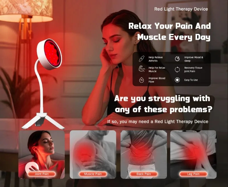 660nm 850nm 10W Led Far Infrared and Red Light Therapy Par Light for Body Skin Care Recovery Healing Pain Relief