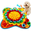 Snuffle Mat for Dogs Small Durable Non-Slip Sniff Mat Washable Foldable Felt Puzzle Toy Slow Feeding Training Mat Small Medium