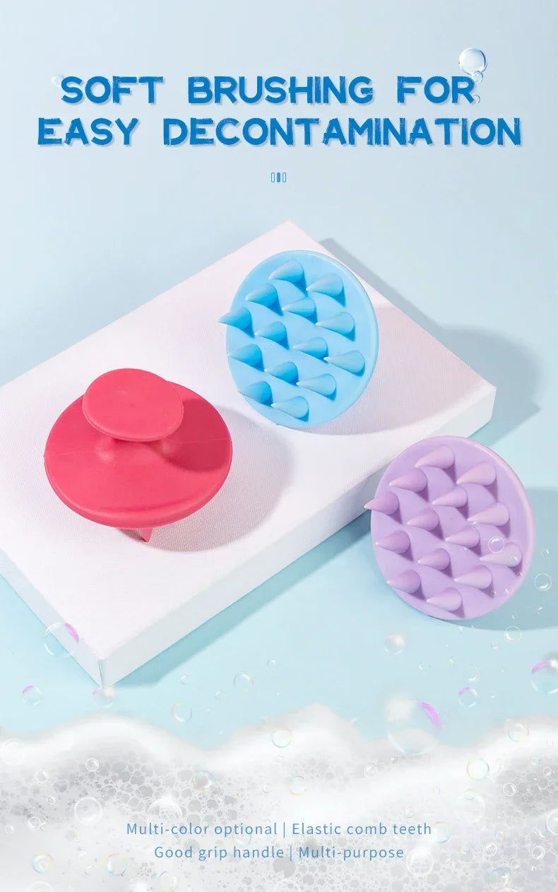 1pcs Hair Brush Scalp Massager for Hair Growth Mold-Free Silicone Scalp Massager Shampoo Brush Scalp Scrubber Exfoliator Tools