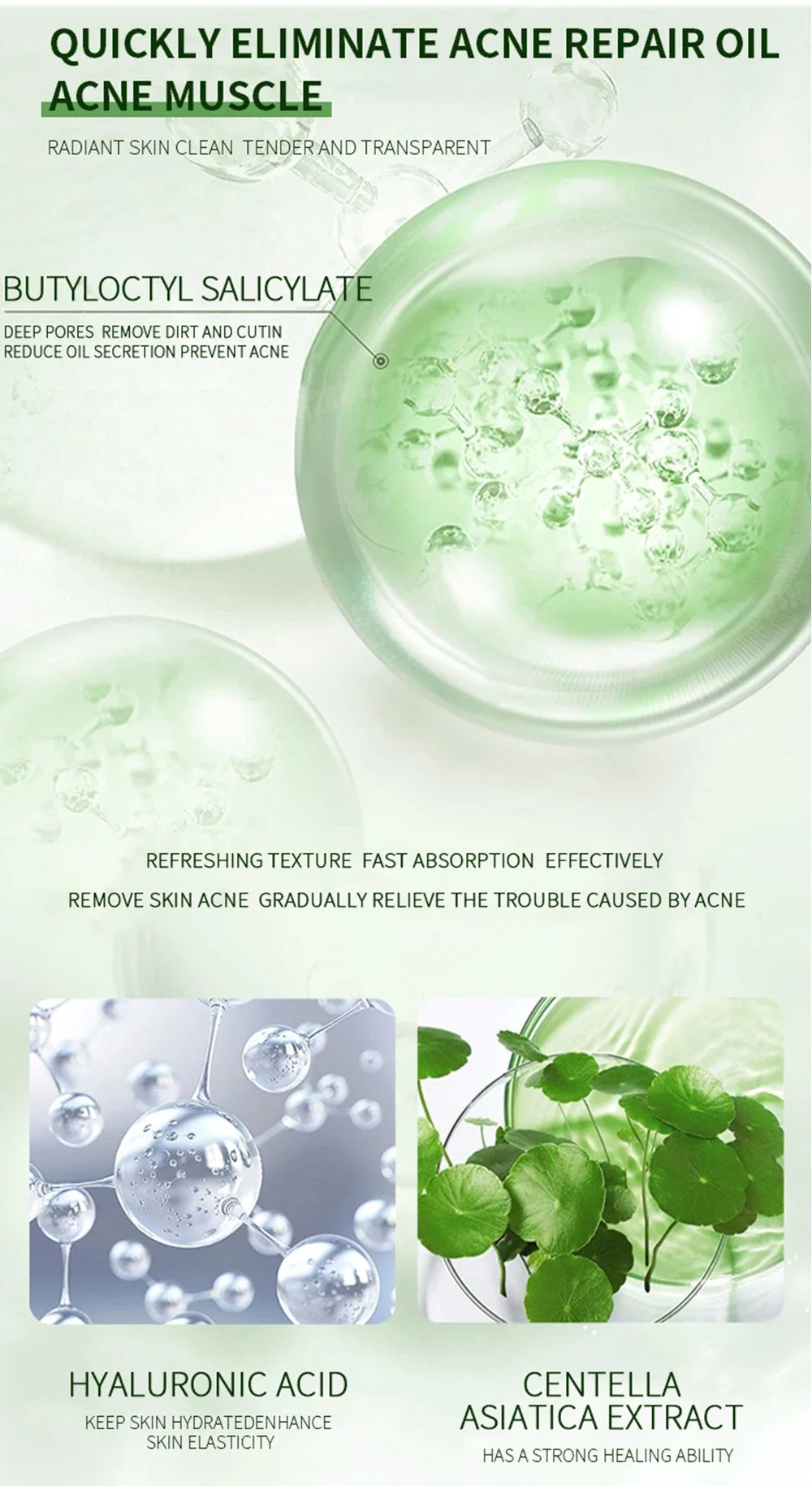 Anti-Acne Cream Effectively Removes Skin Nodules Pustules Cysts Papules Blackheads Men And Women Acne Skin Care Essence Cream