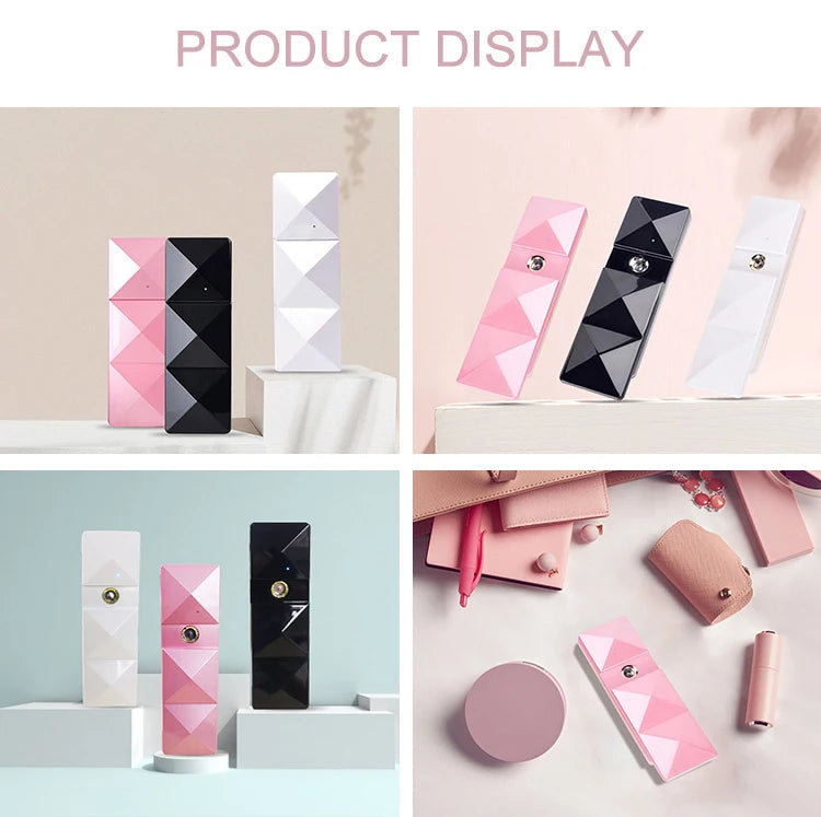 SuoYan Nano Hydrating Mist Device Light Purple High-Frequency Facial Atomizer For Skin Care Steamer Beauty Instrument Cold Spray