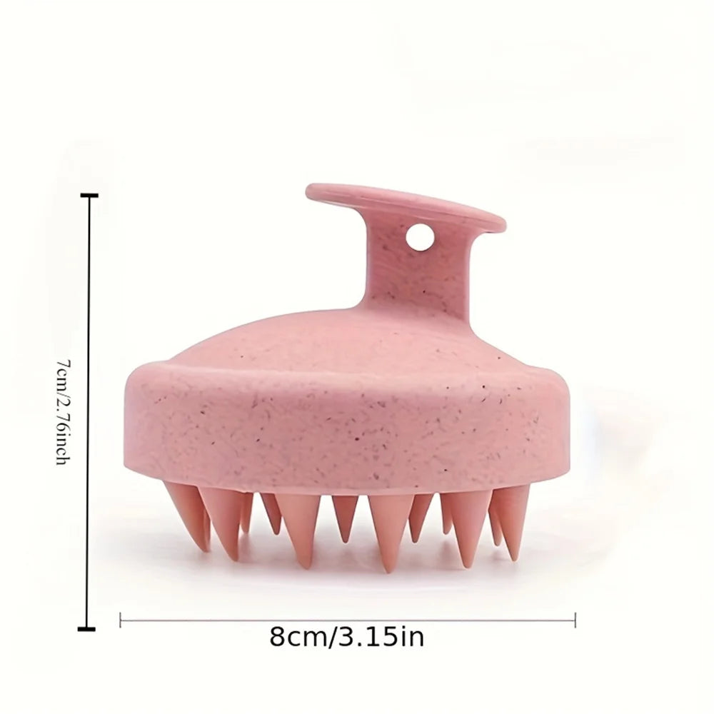 Silicone Shampoo Brush Body Massage Brush Bath Shower Brush Salon Hairdressing Tool Scalp Massage Comb Hair Washing Comb
