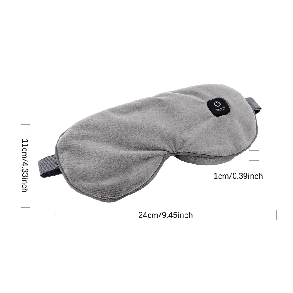 Electric Steam Heated Eye Mask for Dry Eyes Cordless Hot Compress Sleep Mask Portable Warm Eyemask Eye Fatigue Relief