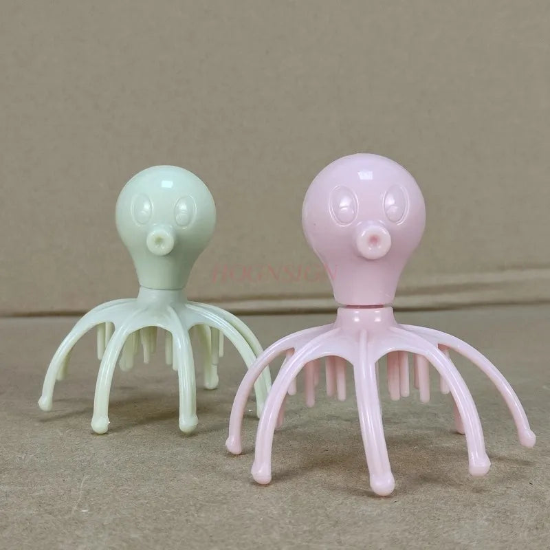 1pcs Octopus shampoo comb scalp massager Men and women grab scalp cleaner acupoint live meridian head massager