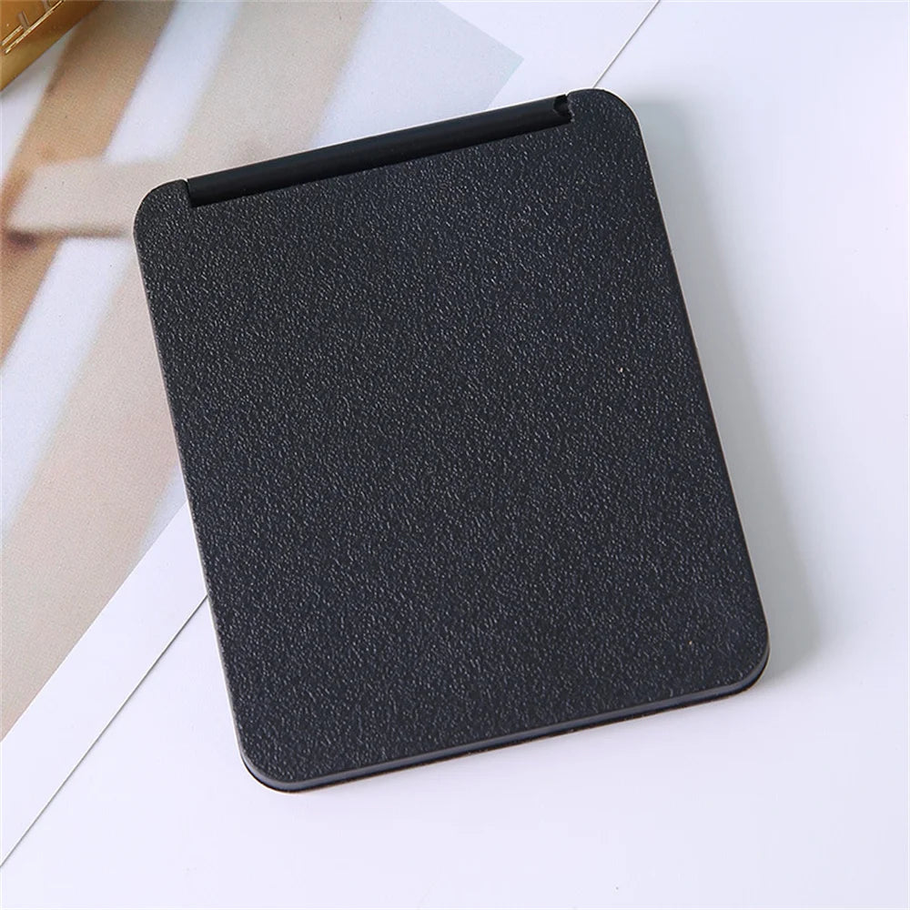 Folding Makeup Mirror High-quality Portable Makeup Mirror Single-side Creative Women Solid Color Makeup Mirror
