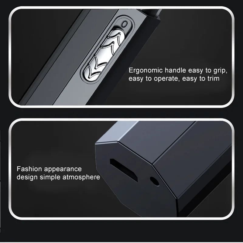 Black Electric Nose Hair Trimmer Ear and Nose Hair Trimmer Professional Painless Nose Hair Trimmer For Men and Women