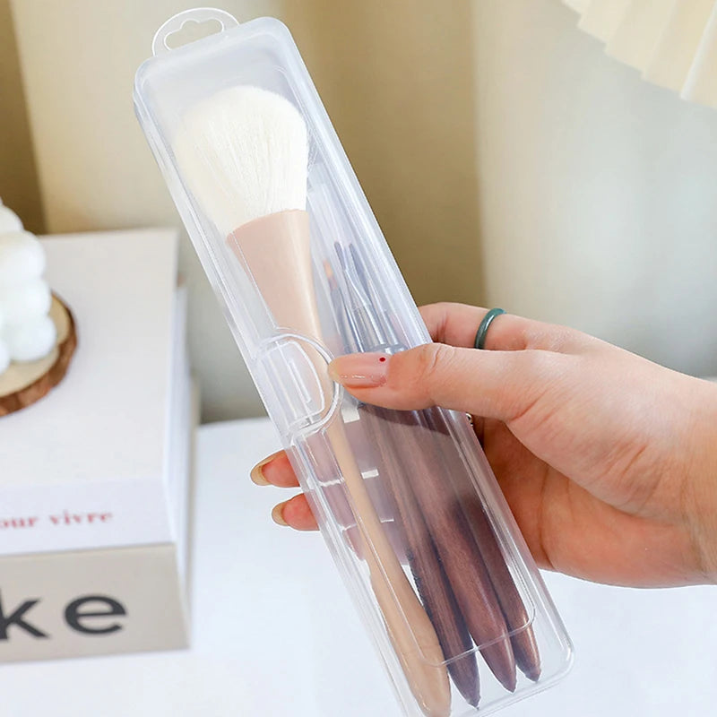 Makeup Brush Storage Box Portable Multifunctional Beauty Tools Storage Boxes Dustproof Moisture-proof Cosmetic Brushes Box