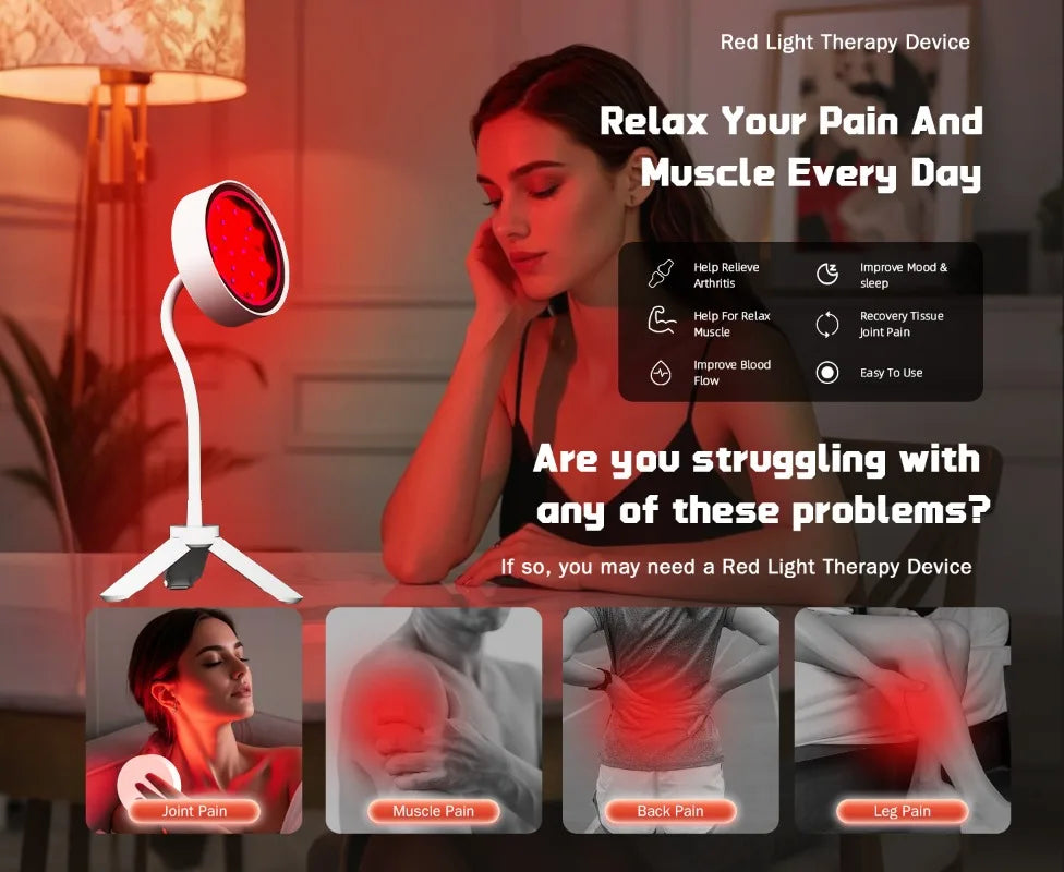 660nm 850nm 10W Led Far Infrared and Red Light Therapy Par Light for Body Skin Care Recovery Healing Pain Relief