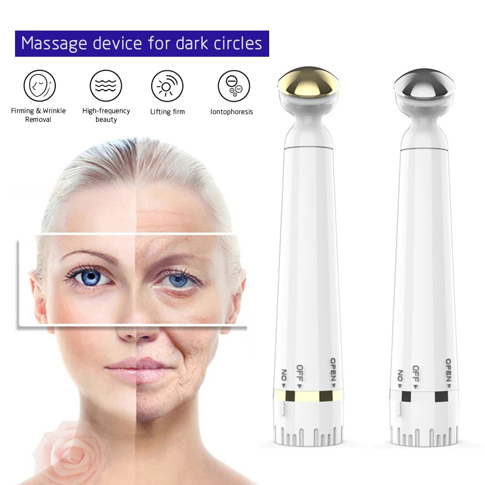 Mini Electric Vibration Eye Massager Anti-Ageing Wrinkle Dark Circle Pen Removal Rejuvenation Eye Massager skin care tools