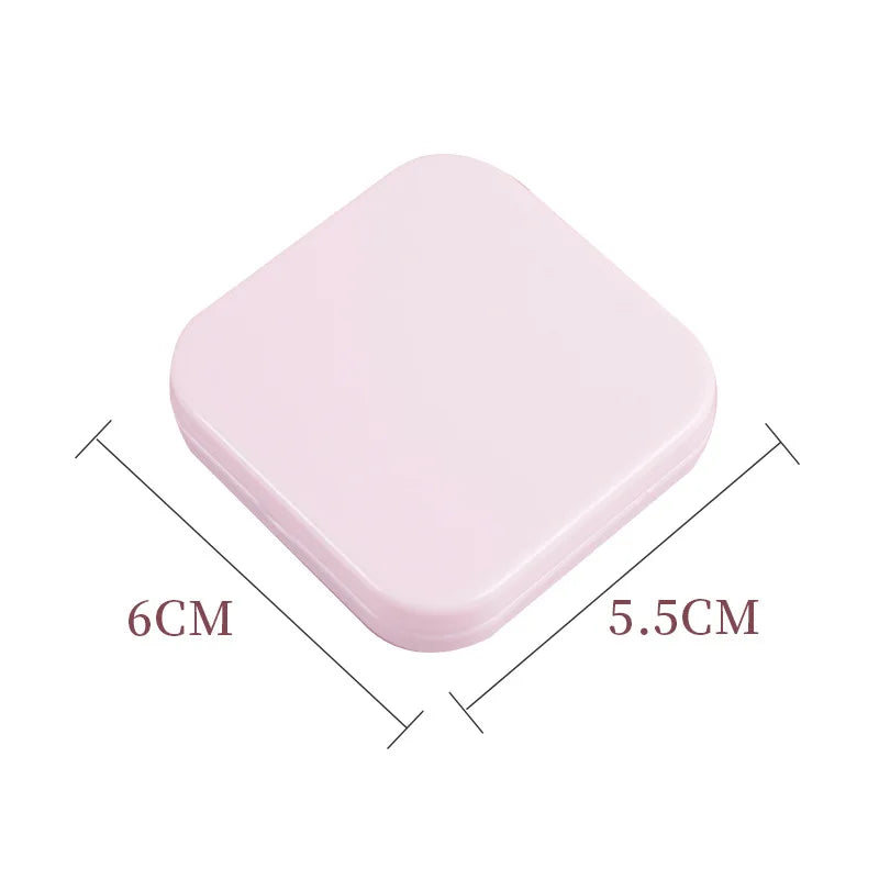 Round Mini Makeup Mirror Dustproof Small Makeup Mirror Gift For Birthday