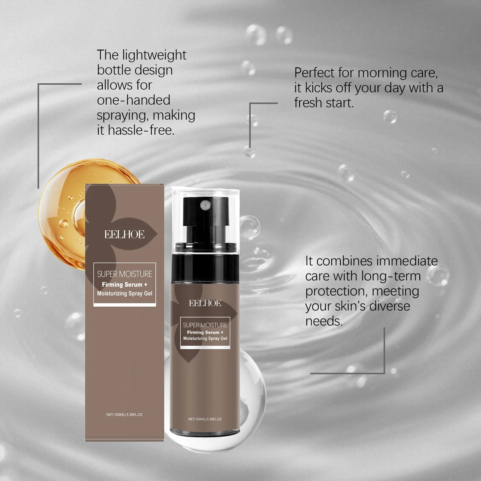Facial Moisturizing Spray Gentle Nourishing Restore Skin Vitality Improve Fatigue Repaire Shrink Pore Brightening Hydrating Mist