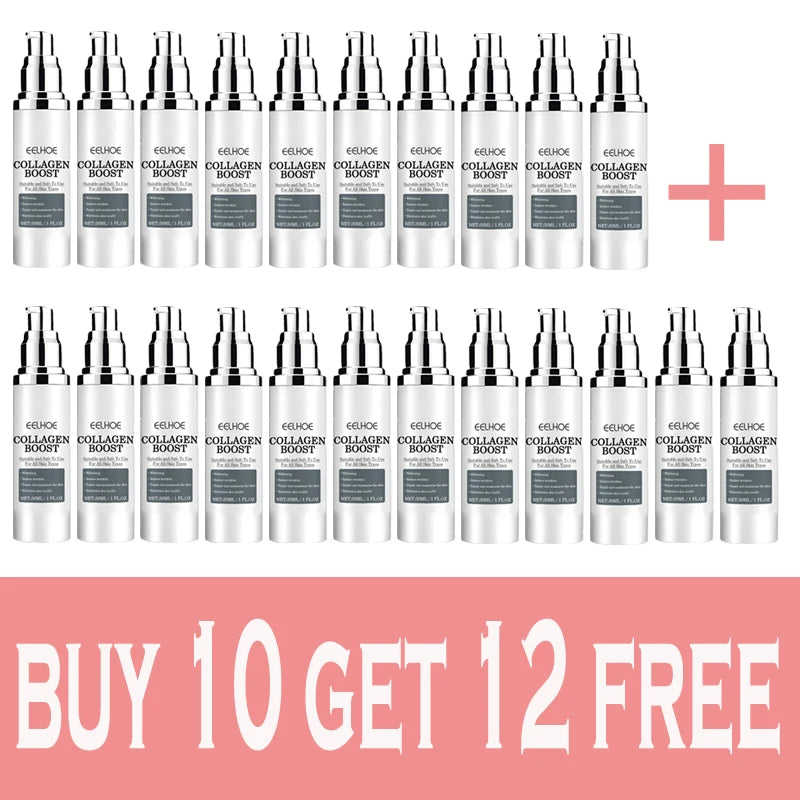 Collagen Booster Face Cream Moisturizing Firming Fade Fine Lines Face Brightening Collagen Booster Hyaluronic Acid Skin care