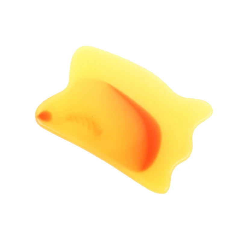 1pc Guasha Scraping Massage Scraper Face Massager Acupuncture Gua Sha Board Resin 7.8x5.4cm