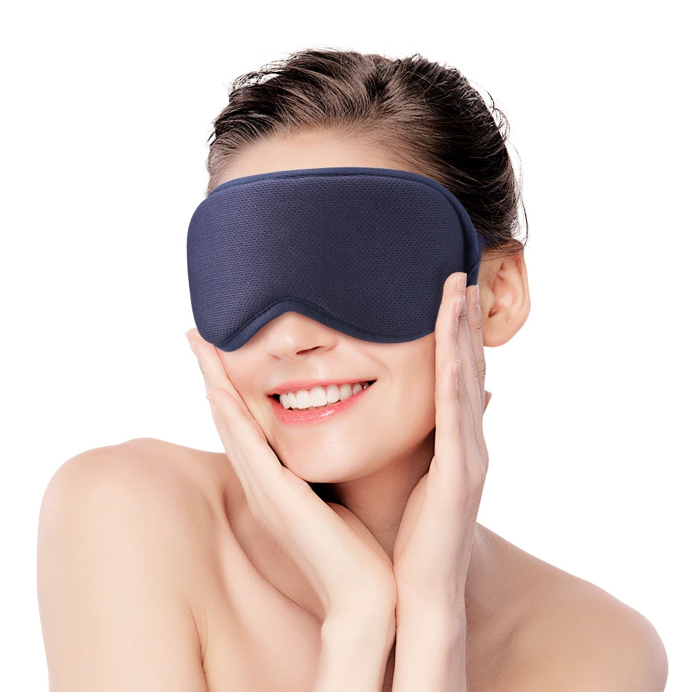 Electric Vibration Eye Massager Heated Eye Mask Wireless Relieve Eye Strain Dark Circles Dry Eye Fatigue Relief Sleeping Mask