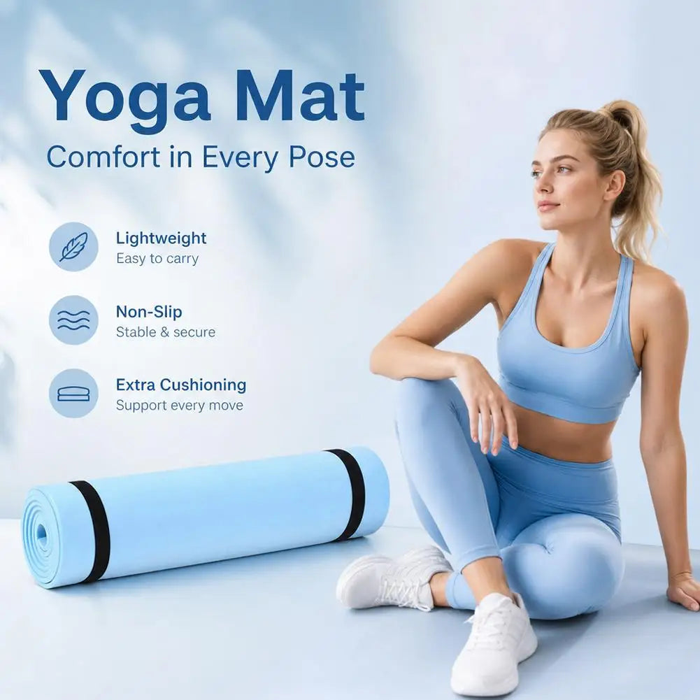 Yoga Mat Nonslip Exercise Fitness Pilates Mat Exercise Body Building Blanket For Exercise Yoga And Pilates Gymnastics Mat