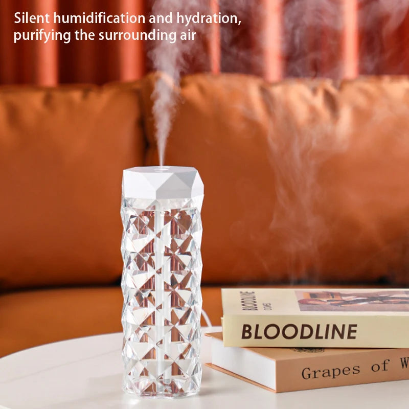 400ML Air Humidifier USB Aroma Diffuser Essential Oil Purifier Fragrance Mist Maker RGB Light Humidificador For Car Home Bedroom