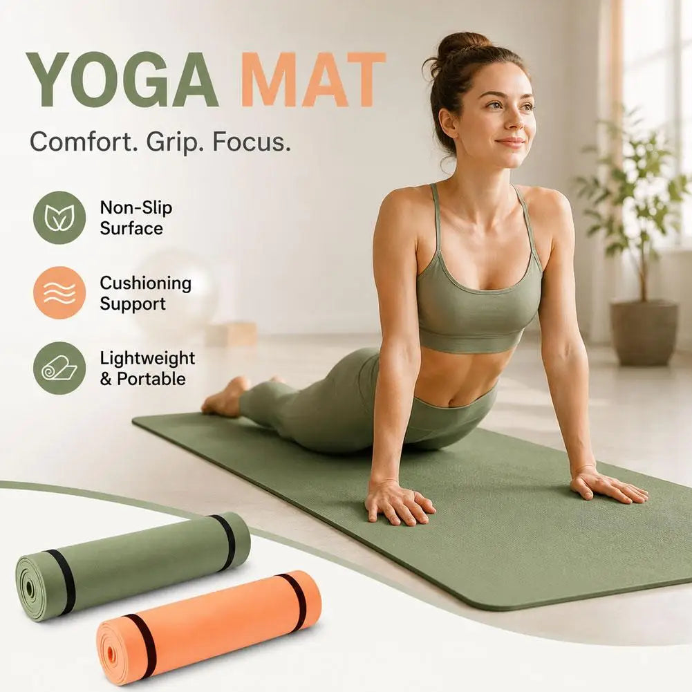 Yoga Mat Anti-skid Sports Fitness Mat EVA Comfort Foam Yoga Mat For Exercise Yoga And Pilates Gymnastics Mat