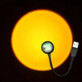 Sunset Projector Night Light USB Powered Ambient Lamp for Bedroom Living Room Home Decor Relaxing Mood Lighting Wall Decor