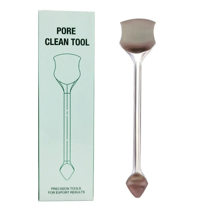 Double Headed Acne Blackhead Remover Cleaner Stainless Steel Extractor Pore Cleaner Skin Care Tool Beauty Remover Scooper Makeup