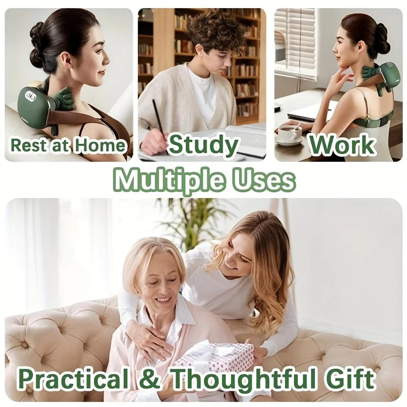 New shoulder and neck massager, neck massager, fully automatic charging finger press hand massager