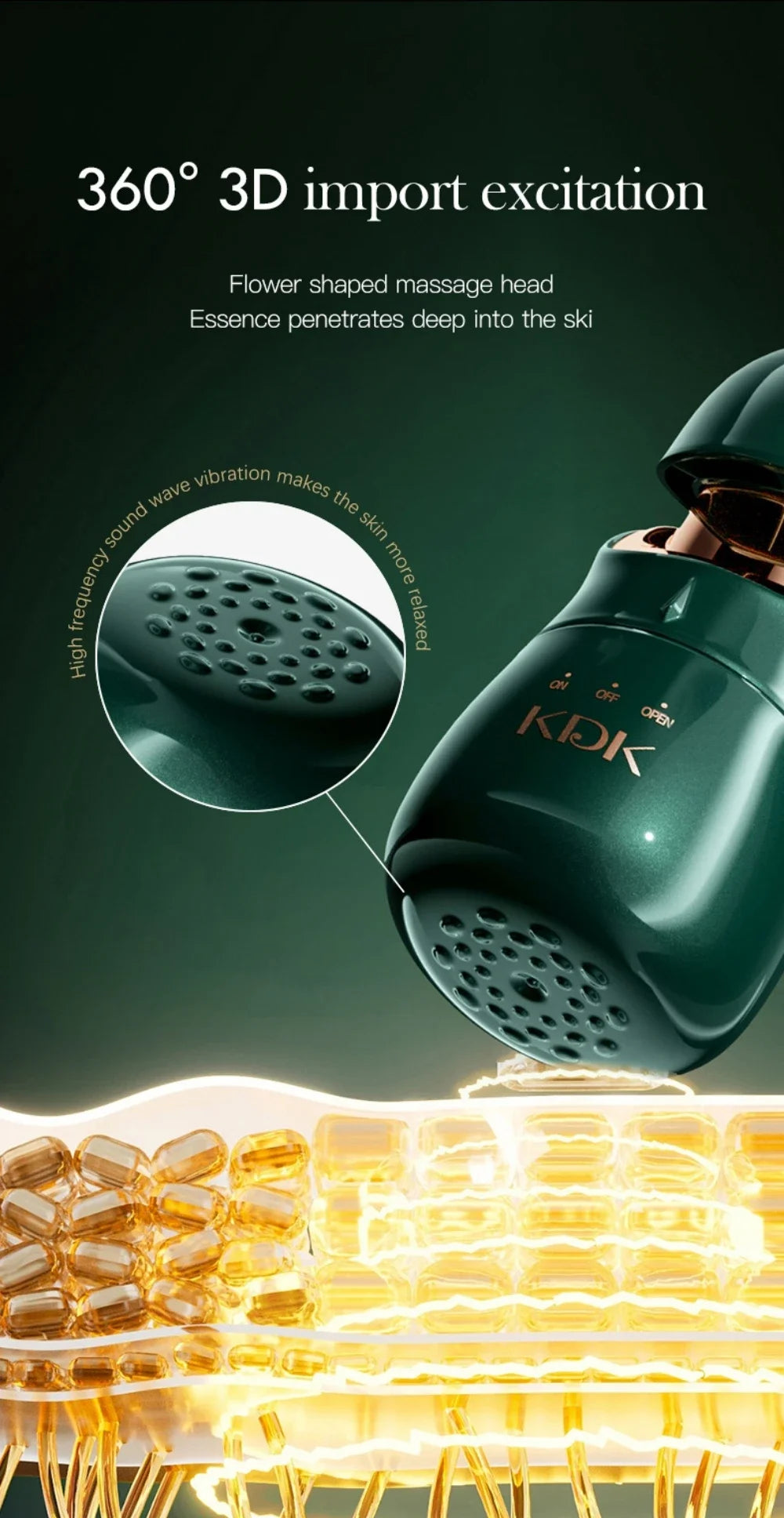 3 In 1 Microcurrent Face Massager Neck Facial Eye Lifting Massage Microcurrent Skin Rejuvenation Anti Aging Wrinkle Skin Care