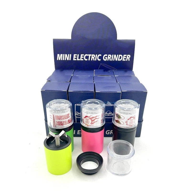 Electric Herb Grinder Small Spice Grinder Mini Size Grinder USB-Rechargeable Herb Grinder Portable Spice Grinder for the Kitchen