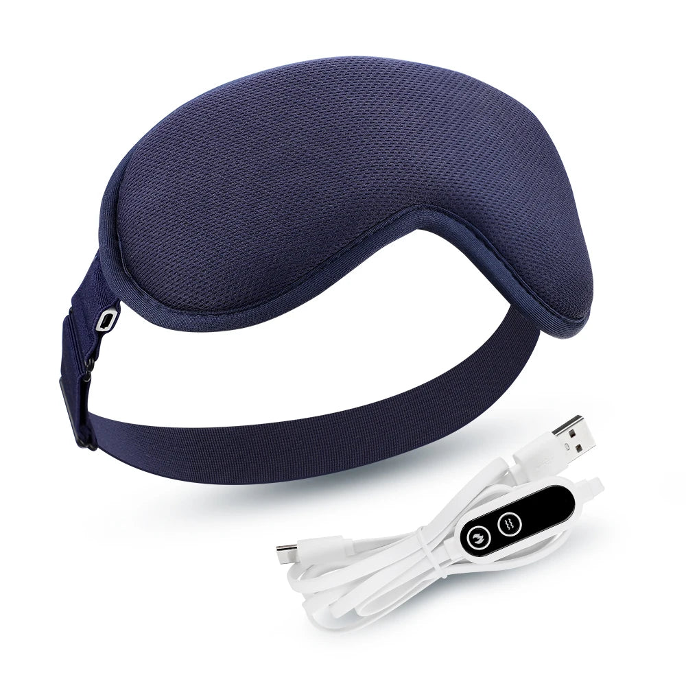 Electric Vibration Eye Massager Heated Eye Mask Wireless Relieve Eye Strain Dark Circles Dry Eye Fatigue Relief Sleeping Mask