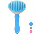 One-Click Pet Grooming Comb Automatic Self Cleaning Slicker Brush Effortless Floating Hair Removal Tool for Dogs Cats 2026