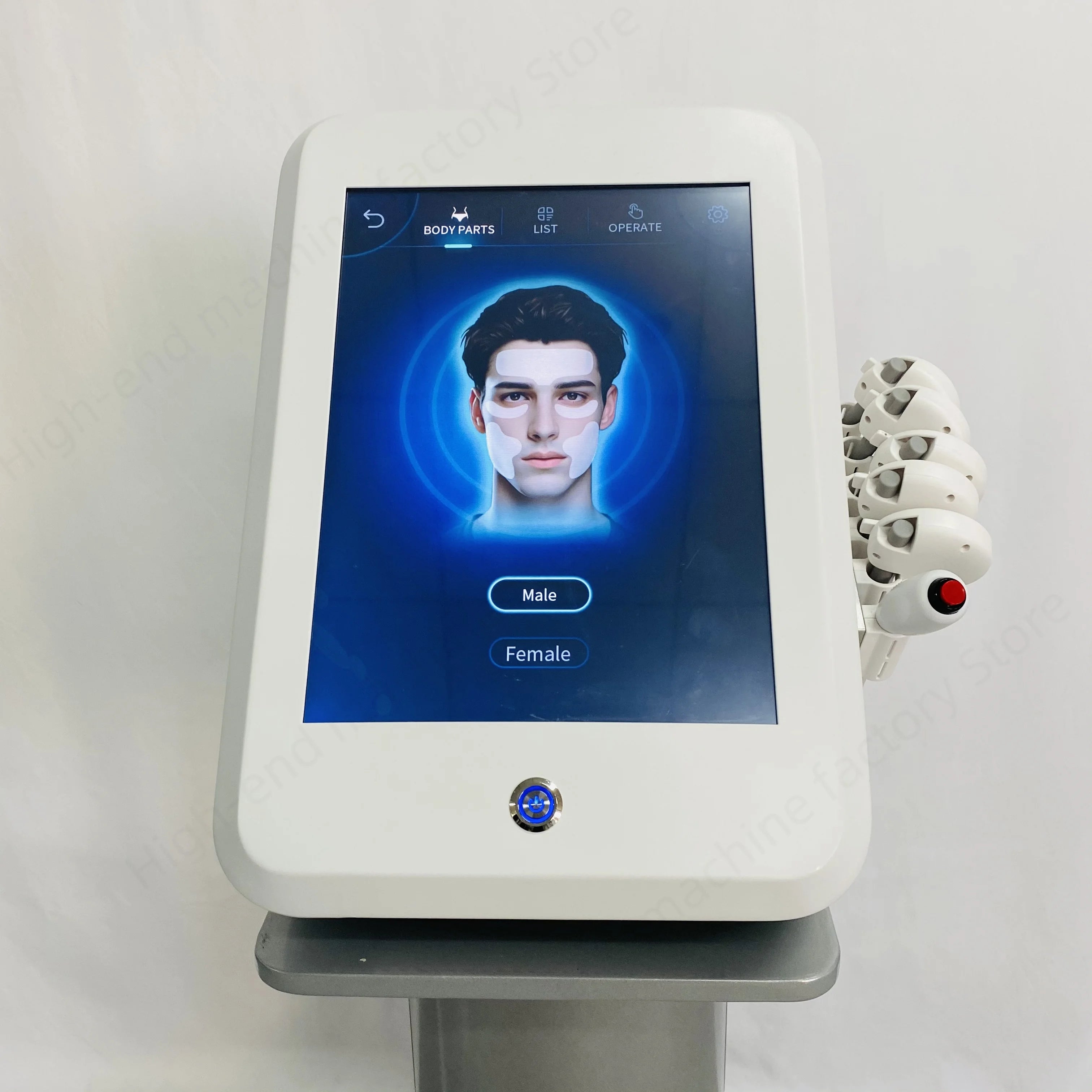Professional EMS Face Lifting Machine Face Sculpting ems Wrinkle Removal RF Skin Tightening Stimulator