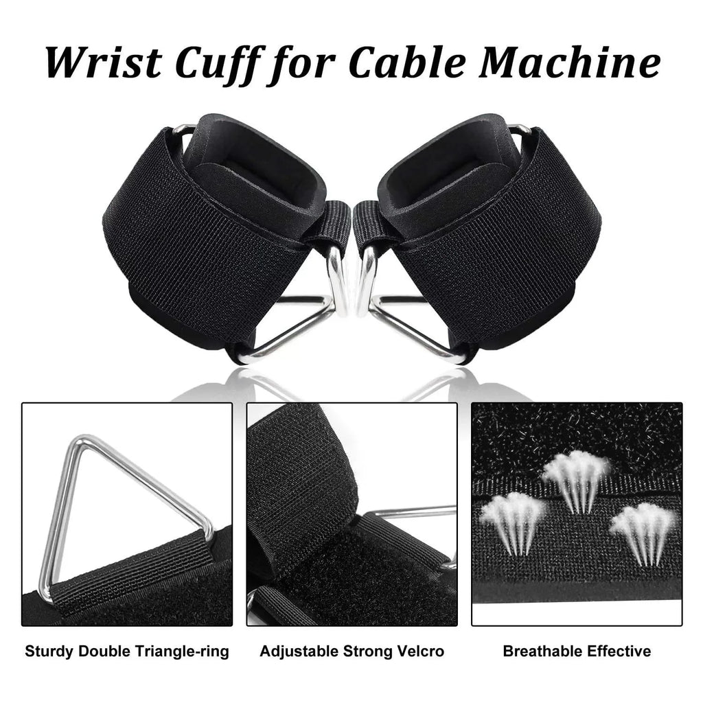 1PC Wrist Straps for Weightlifting, Straps with D Ring Deadlift Straps for Cable Machine Workout Gym Straps