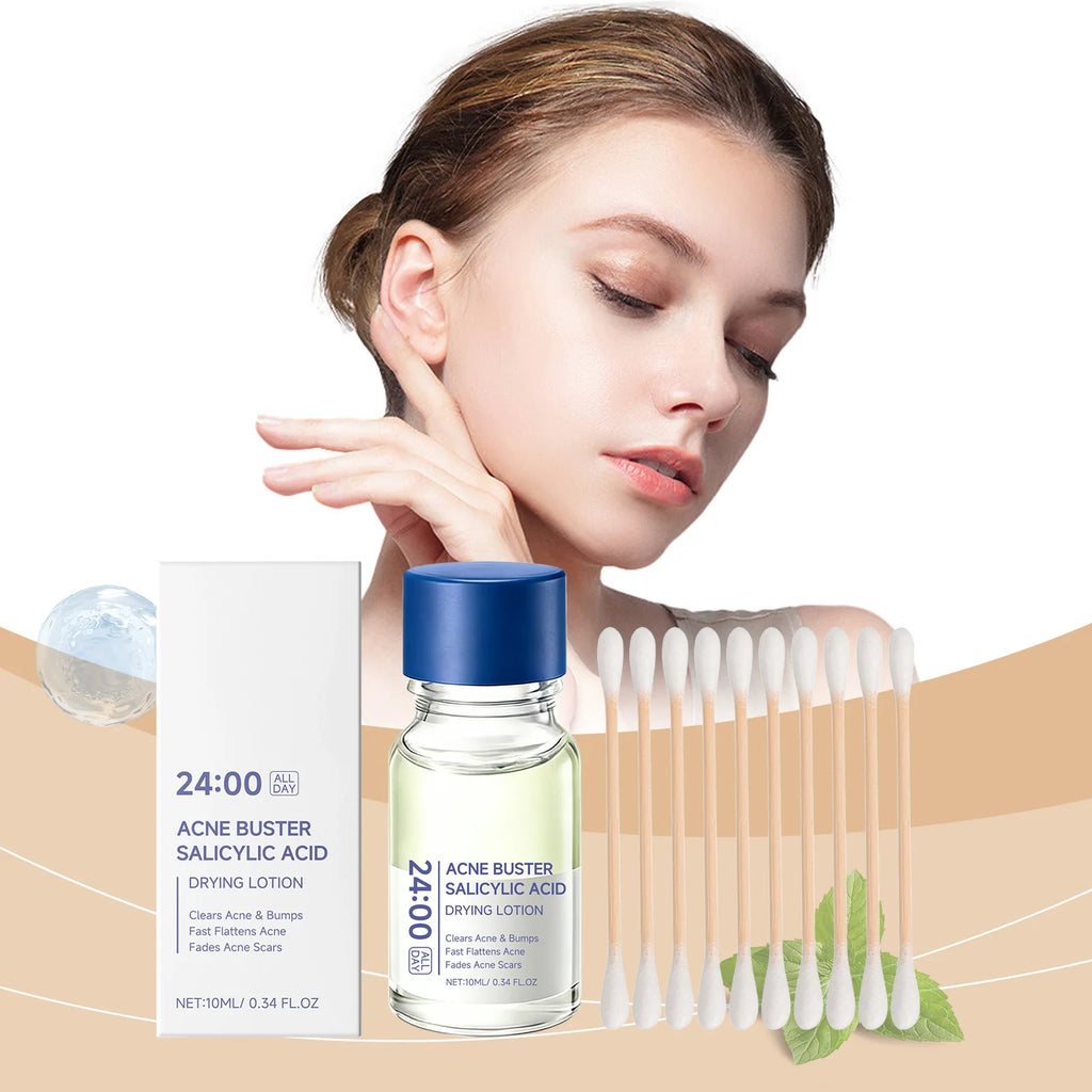 Acne Removal Serum For Women Treats Acnere Gulate The Water Oil Balance Refine Pores Gentle Soothing Salicylic Acid Essence 1set