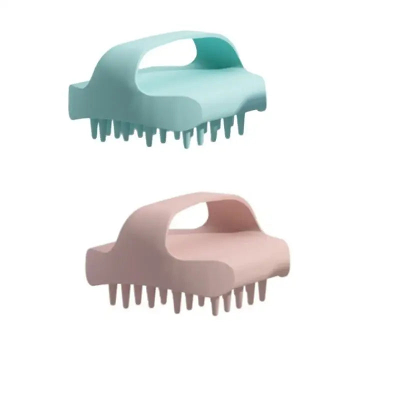 Shampoo Brush Head Scalp Massage Comb With Handle Hair Washing Comb Body Massage Brush Bath Shower Brush Salon Hairdressing Tool