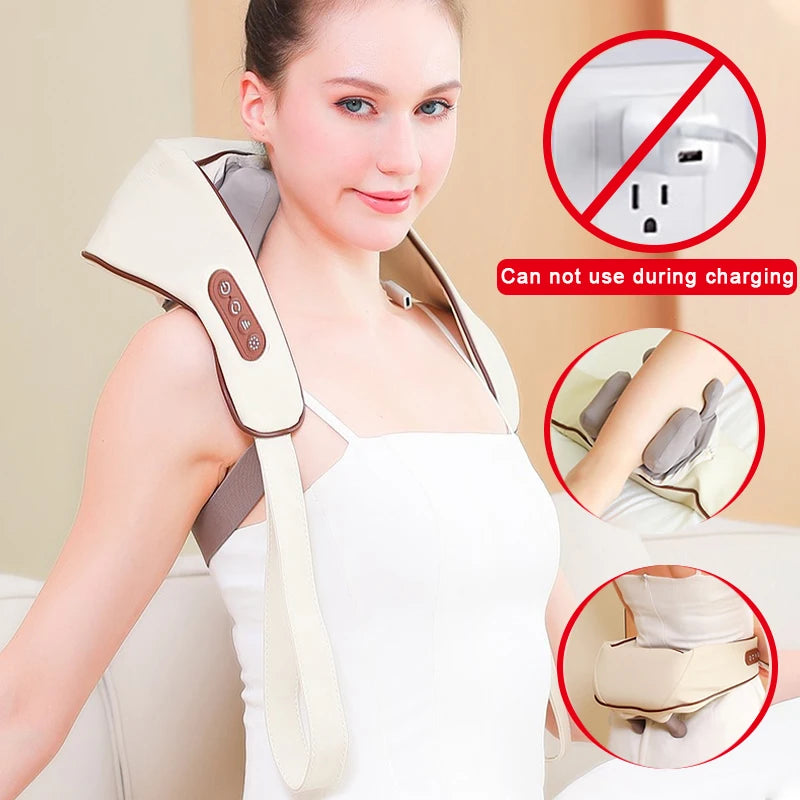 Shoulder-Neck Massager, Back-Shoulder Massager, Back-Shoulder Massager, Wireless Massager, Shoulder-Neck Massager, Pillow-Neck Massager, Back Muscle Relaxer, Full-Body Massager.