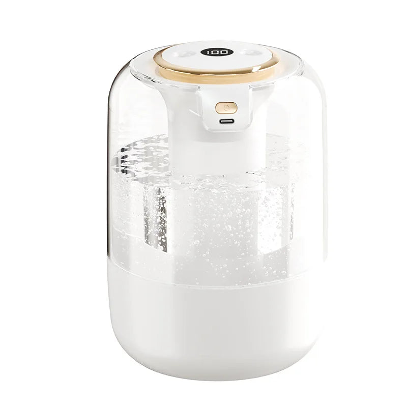 Humidifier with dual spray, large fog output, ambient light, for home, bedroom, dormitory, constant humidity, USB connection