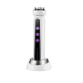 Micro Current Beauty Device Facial Roller Massager EMS LED Phototherapy Rotary Massage Heating For Pores Reduction Fine Lines
