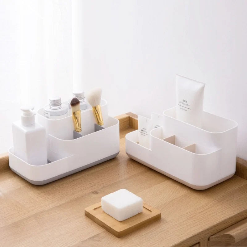 Creative Makeup Organizer Box with Drawer for Dressing Table Storage