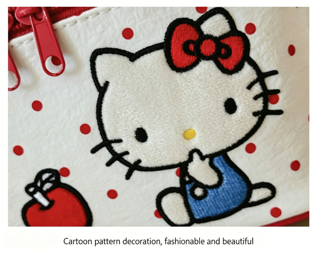 Hello Kitty Cosmetic Bag Large Capacity Travel Makeup Organizer with Handle