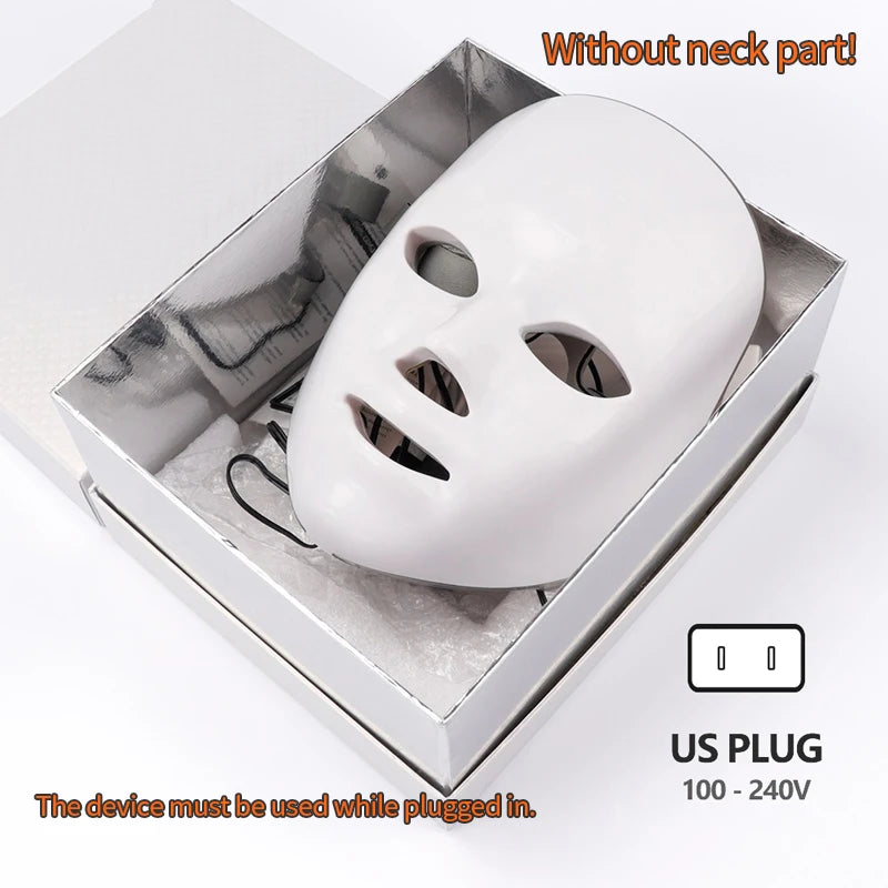 7 Colors LED Face Mask Facial LED Mask Skin Care Facial Spa Home Use Beauty Machine