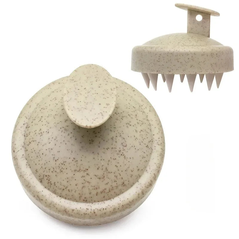 Scalp Scrubber Shampoo Brush Massager Clean Scalp Comb With Handle Hair Washing Brush Scalp Exfoliator Brush Head Scrubber Tools