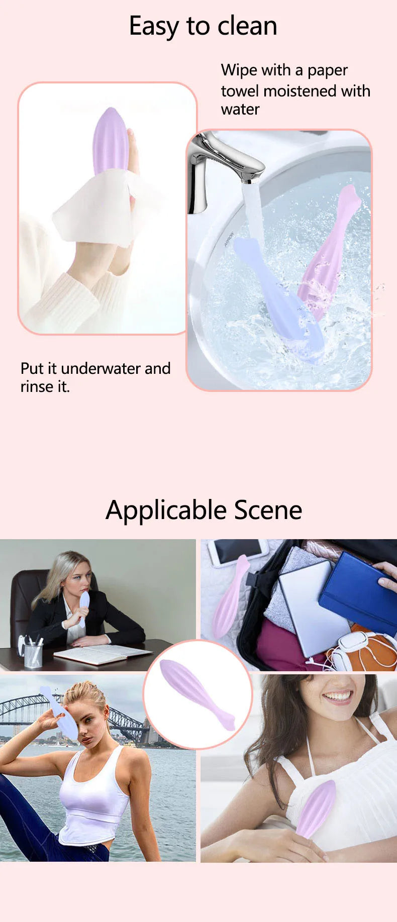 Alwafore Face Roller for Face and Eye Face Beauty Roller Tools Gua Sha Face Massage Silicone Face Roller Beauty Skin Care Tool