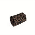 Unique Leopard Print Makeup Bag • Large-Capacity Cosmetic Organizer • Lipstick Storage Pouch