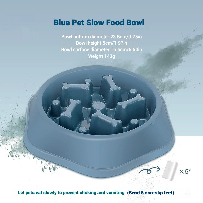 Dog Bowls Slow Feeder 1.5 Cups Slow Feeding Small Medium Breed Puppy Bowl for Fast Eater Dog Dishes to Slow Down Eating Maze