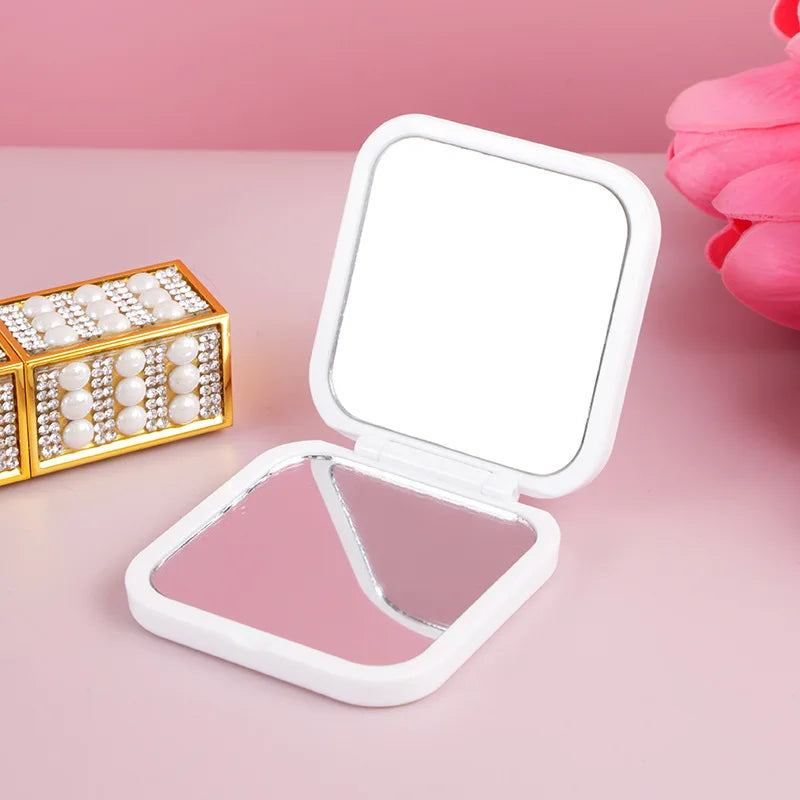 Round Mini Makeup Mirror Dustproof Small Makeup Mirror Gift For Birthday