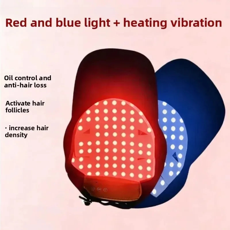 New Infrared LEDs 660nm&850nm Red Light Therapy Hair Growth Cap For Hair Regrowth Anti Hair Loss Relax Scalp Anti-inflammatory