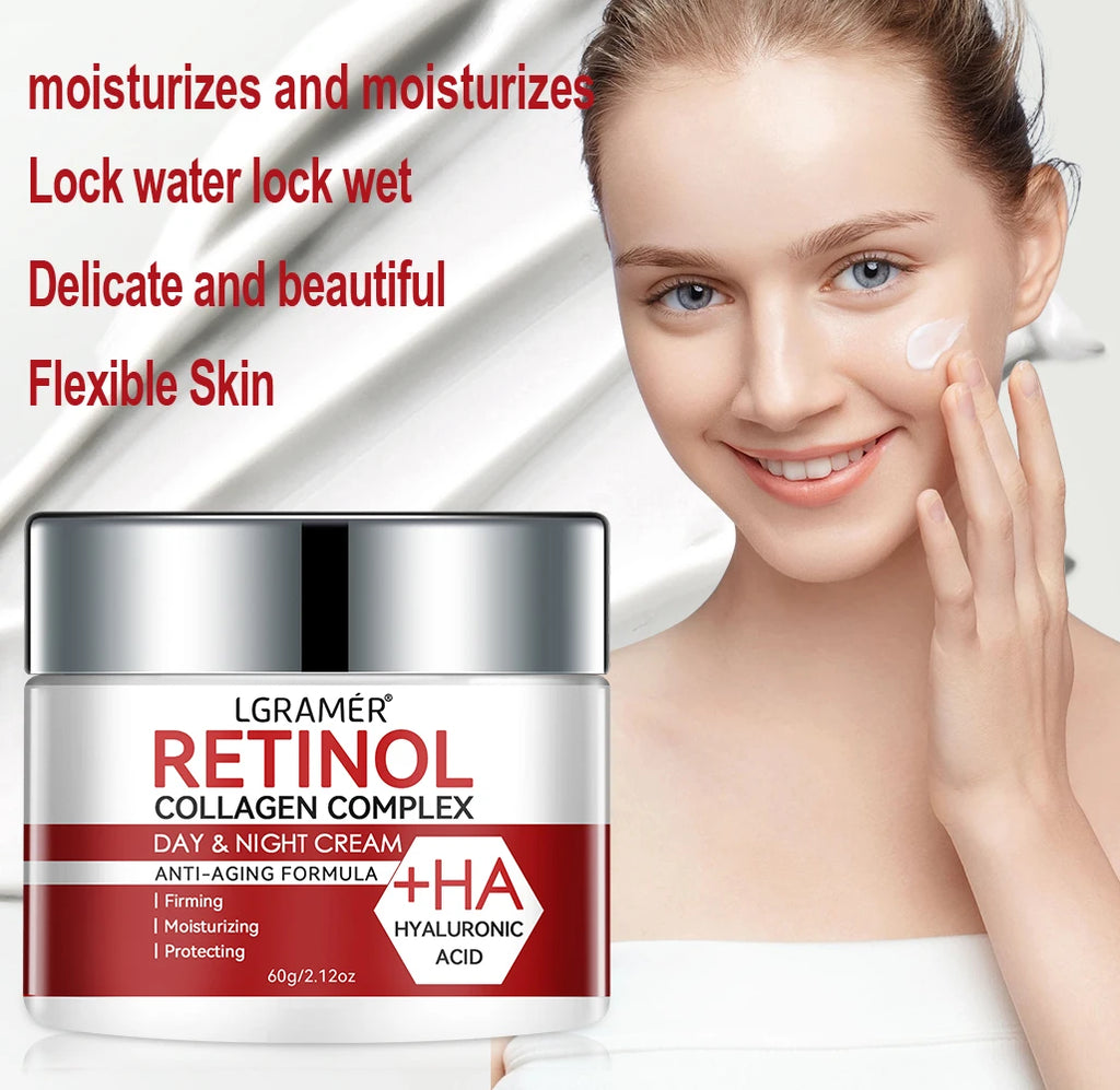 Retinol Lifting Firming Cream Collagen Wrinkle Remover Face Cream For Moisturizer Whitening Brighten Skin Products