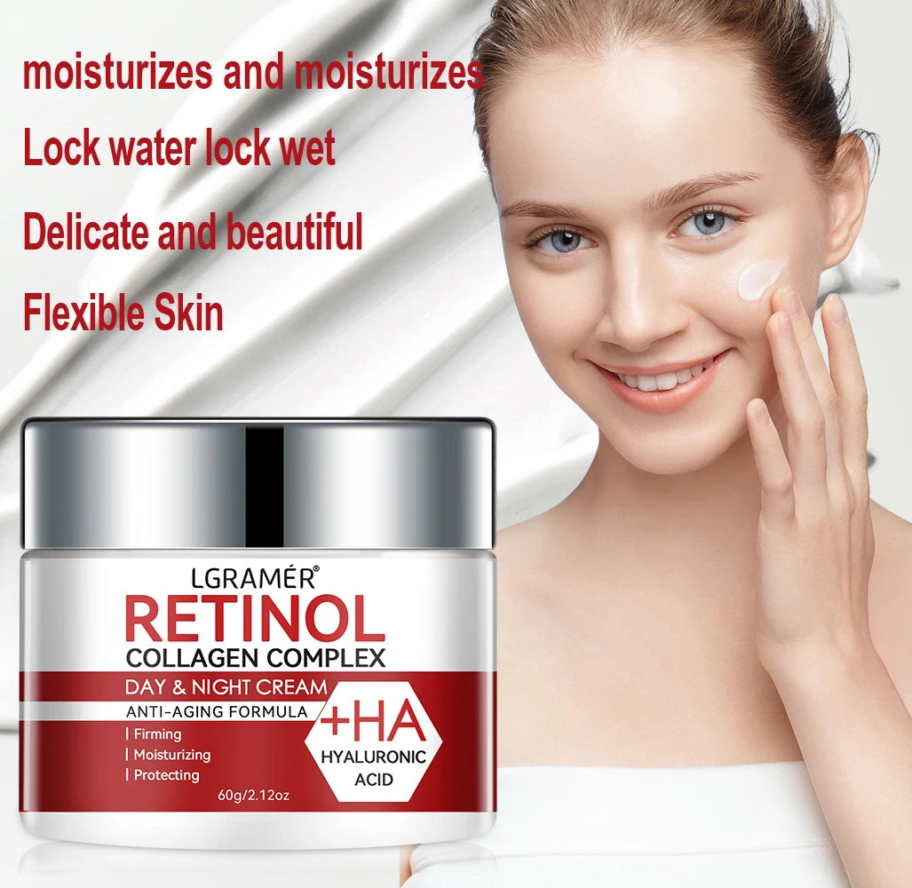 Retinol Lifting Firming Cream Collagen Wrinkle Remover Face Cream For Moisturizer Whitening Brighten Skin Products