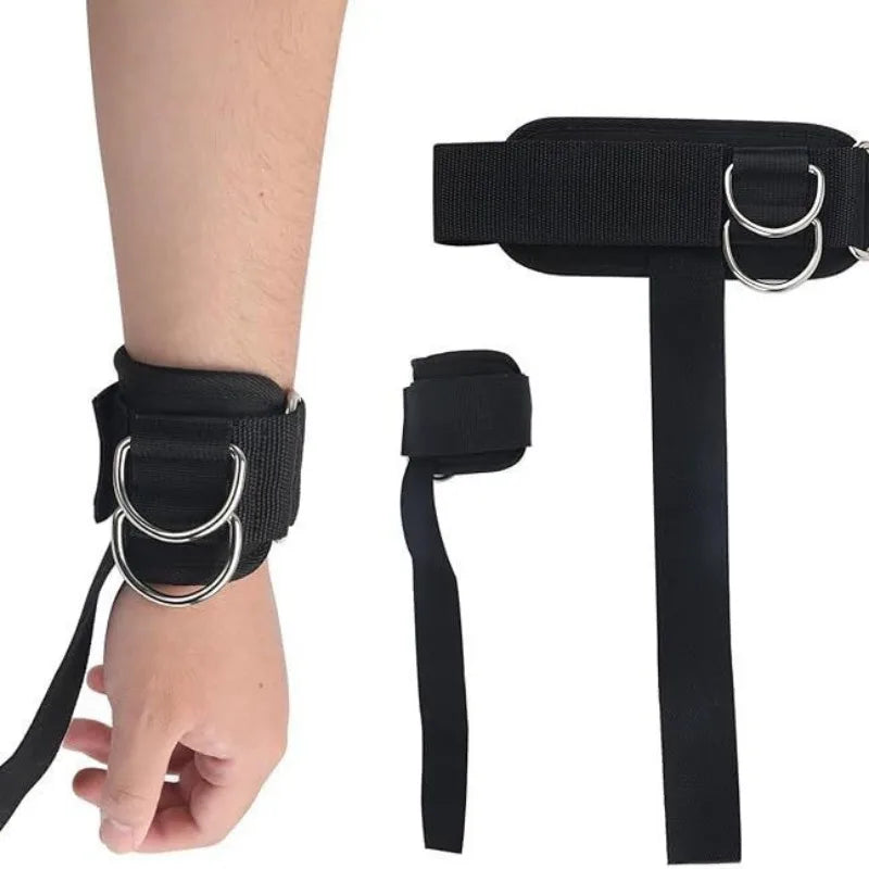 2Pcs Weightlifting Straps with D Ring,Adjustable Wrist Straps for Weightlifting,Fitness for Men and Women,Suitable for Gy