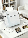 A Portable Wireless Mini Printer - Wireless Photo, Label, Memo Printer, Compact Thermal Printer
