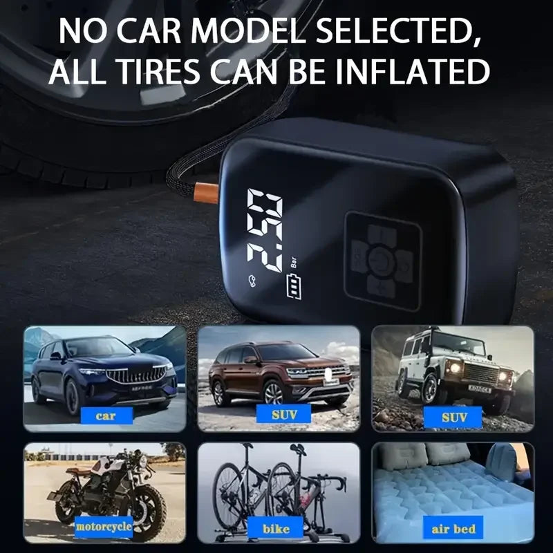 LEIBOO Wireless Car Air Compressor Air Pump