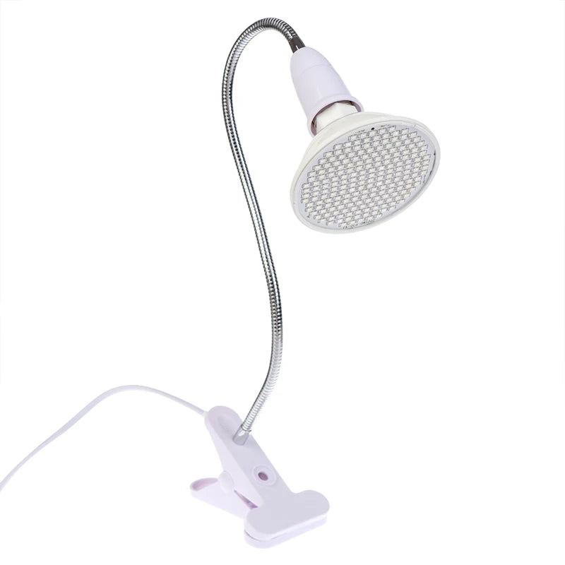 LED 660nm Red And 850nm Near Infrared Combo Therapy Device For Skin Care Pain Relief Red Light Therapy Bulb With Lamp Clip